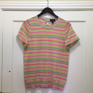 Day glow cashmere sweater.